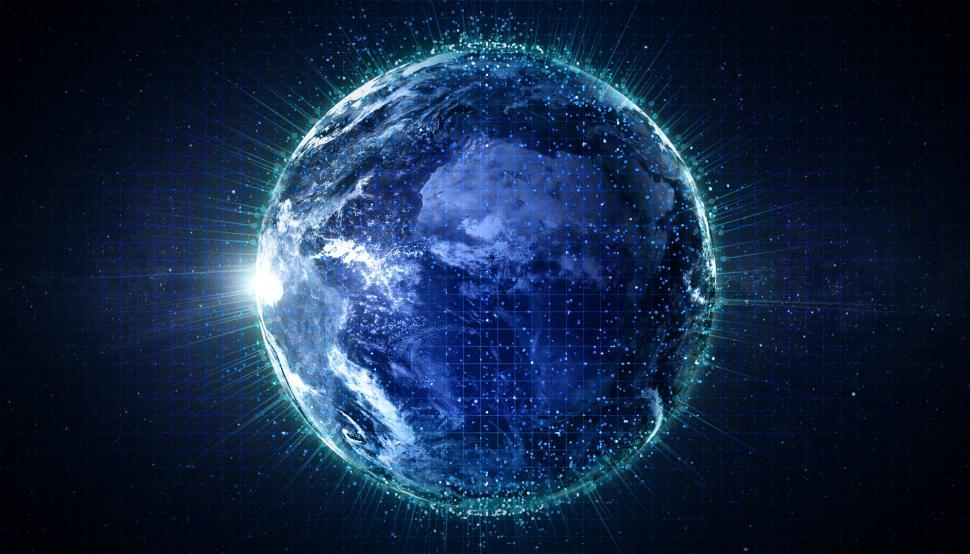 Free Image of Global Connections - Technological Infrastructure - Abstract Bac 
