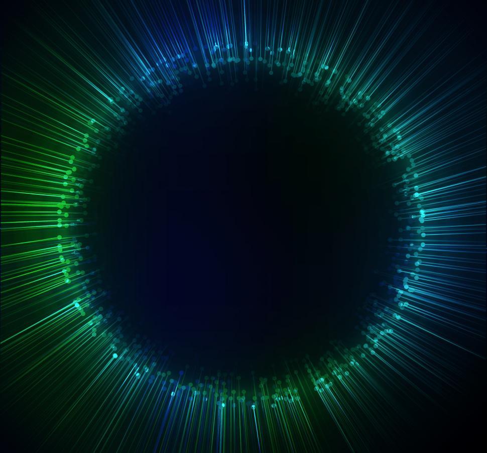 Free Stock Photo of Abstract Background Circle of Light With