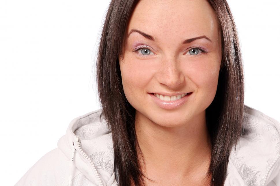 Free Image of Smiling friendly woman looking at camera 
