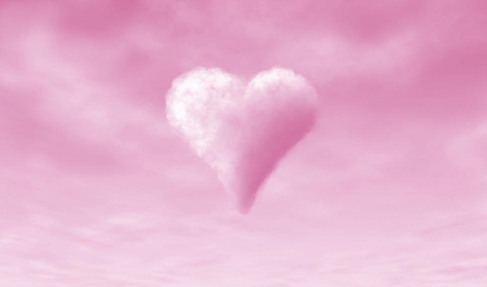 Free Stock Photo of Heart-shaped Cloud on Pink Background - Love - Valentines  Day | Download Free Images and Free Illustrations