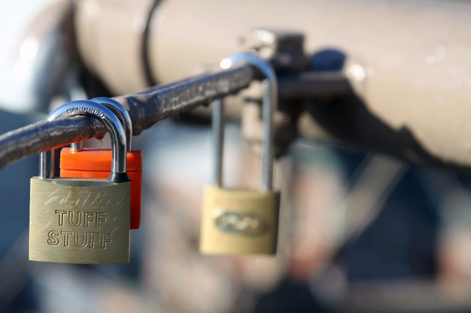 Free Image of Padlocks 
