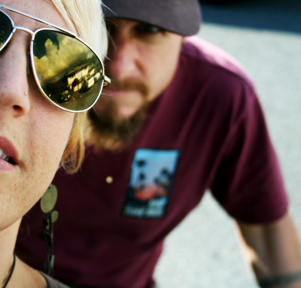 Free Image of Urban couple taking selfie 