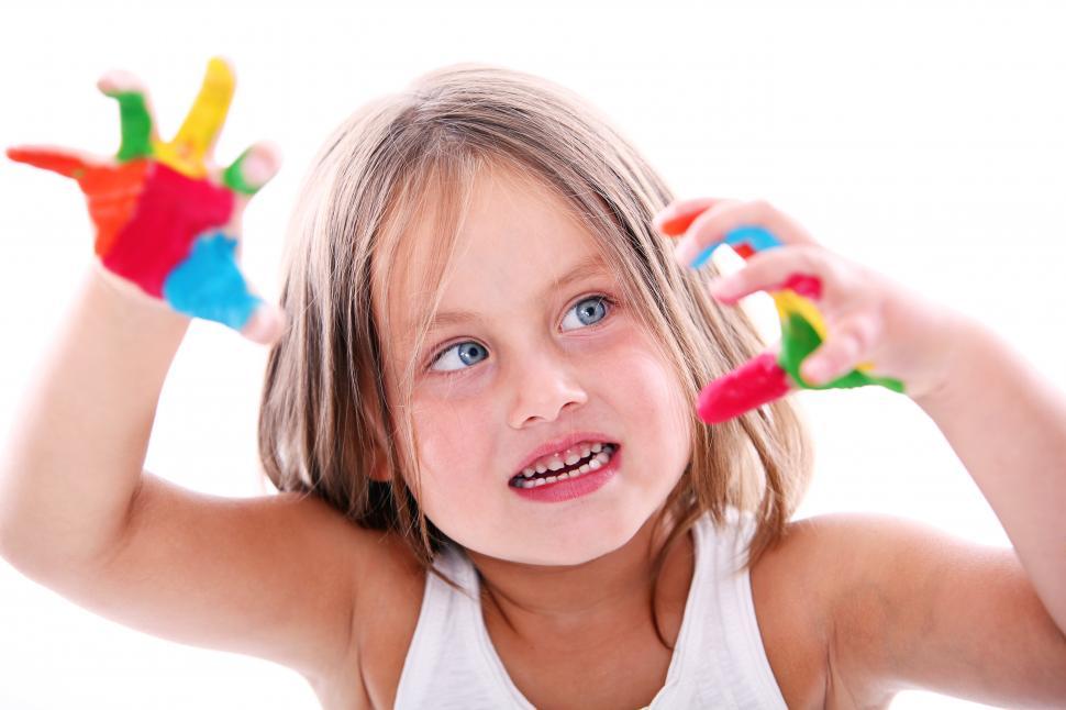 Free Image of Attack of the wild fingerpaint kid 