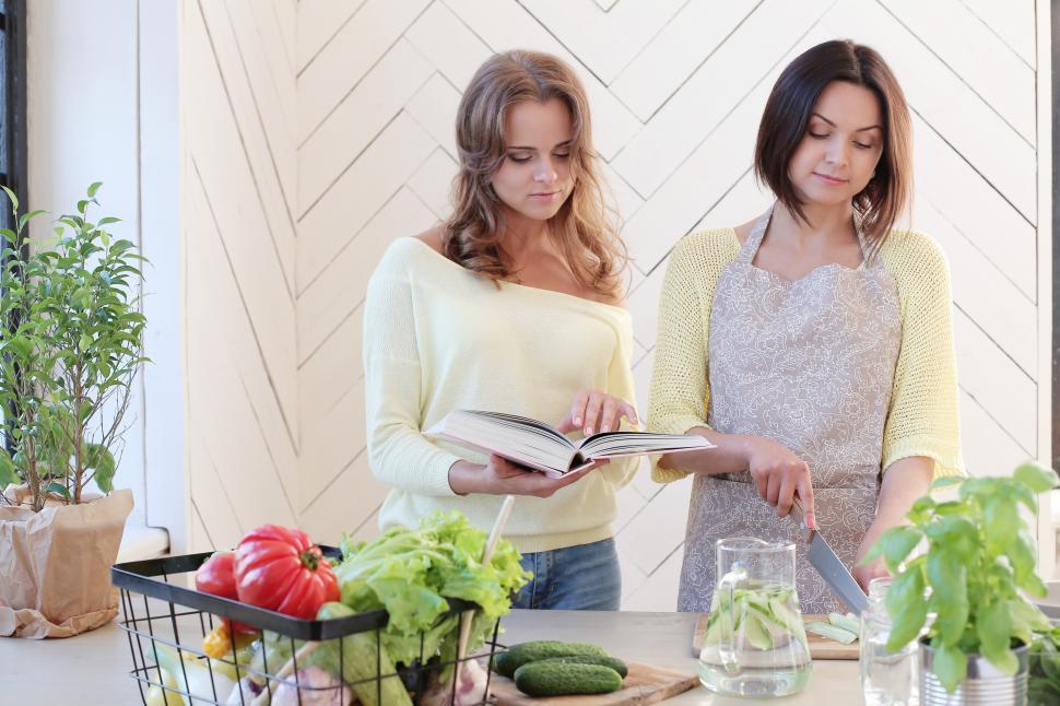 Free Stock Photo of Two best friends cooking Download Free Images and