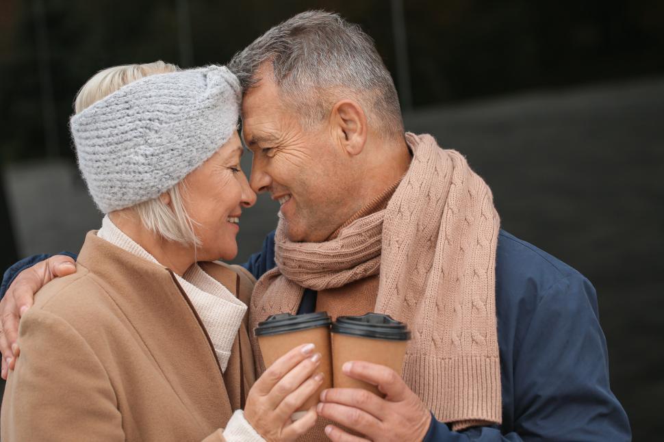 Free Image of Happy Couple - looking at each other 