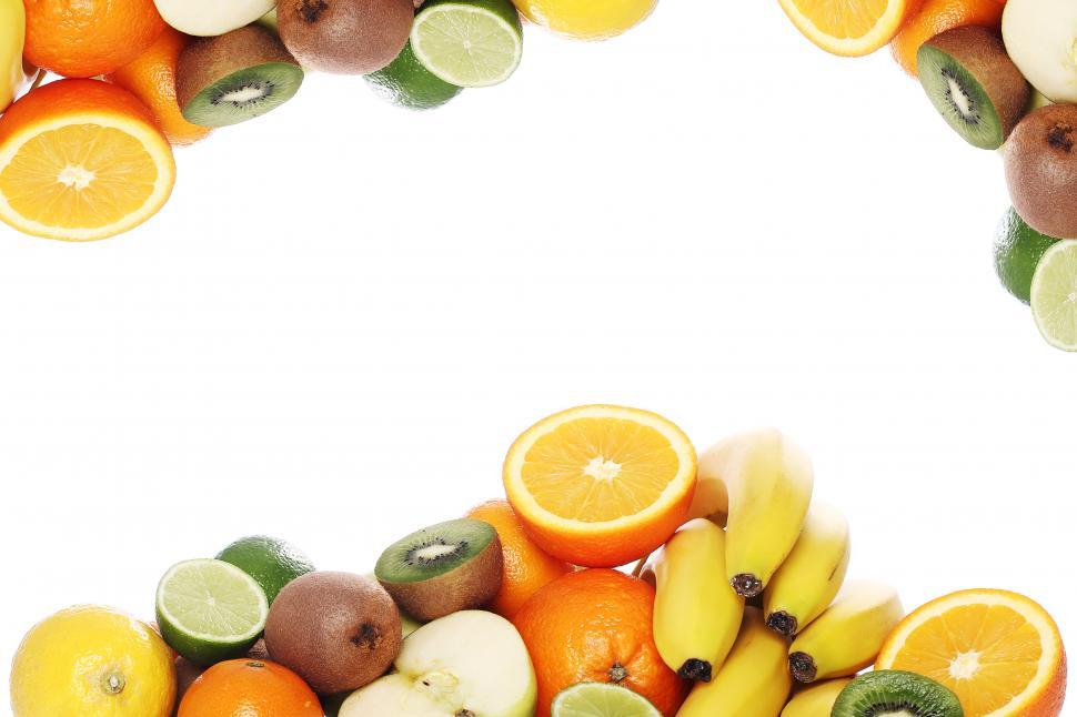 Free Image of Pile of fresh fruit frames copyspace 