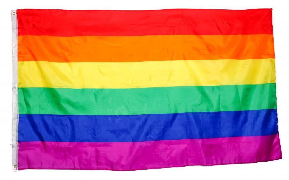 LGBT Rainbow Background. LGBTQ Gay Pride Rainbow Flag Background