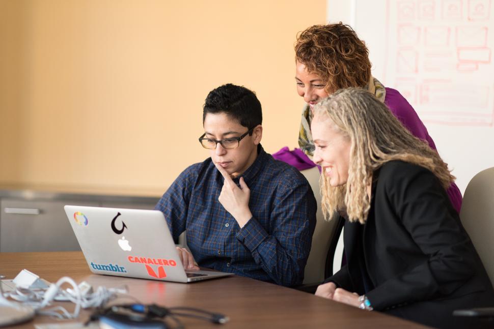 Free Image of Business People working together in meeting room 