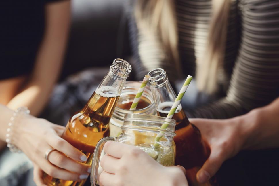Free Image of Toasting the group 
