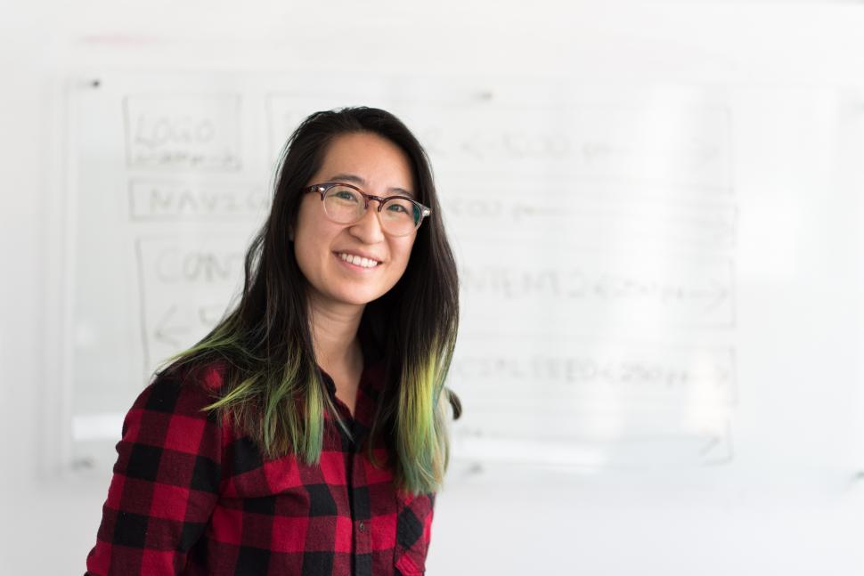 Free Image of Happy Female professional looking at camera 