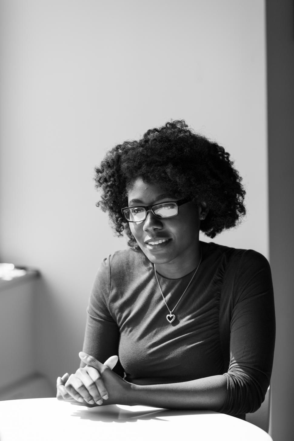 Free Stock Photo of Female entrepreneur during a meeting in office b
