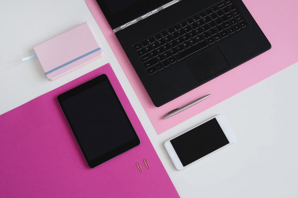 Free Image of Gadgets - Laptop, Phone and Tablet 