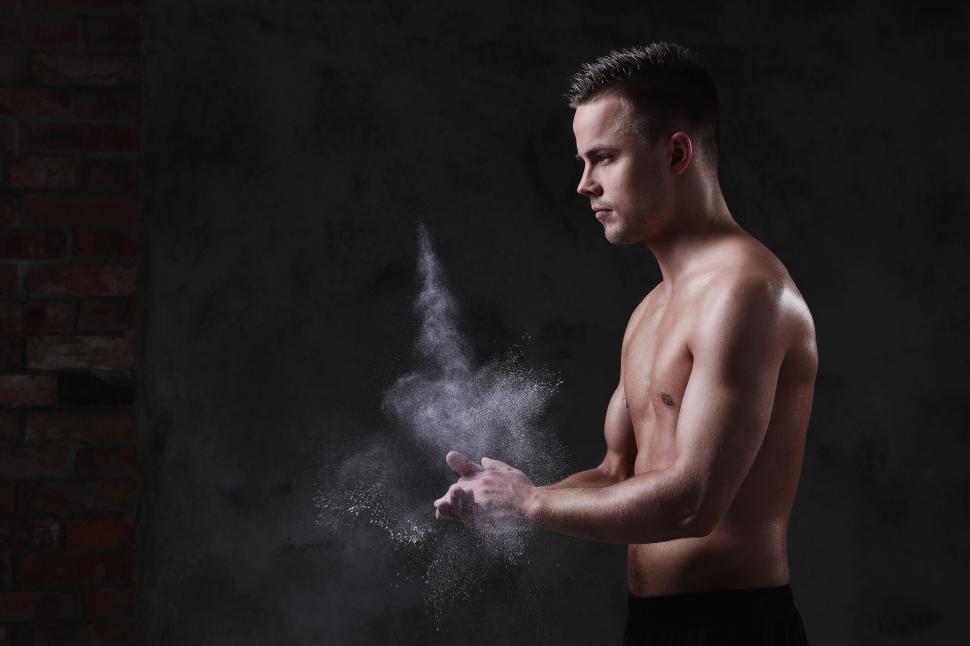 Free Stock Photo of Athlete with chalk Download Free Images and Free