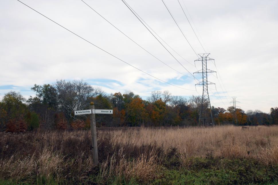 Free Image of Electric Power Transmission Towers and Lines 