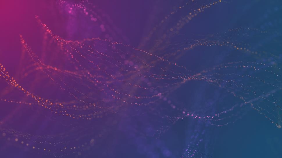 Free Image of Abstract swirling particle background  