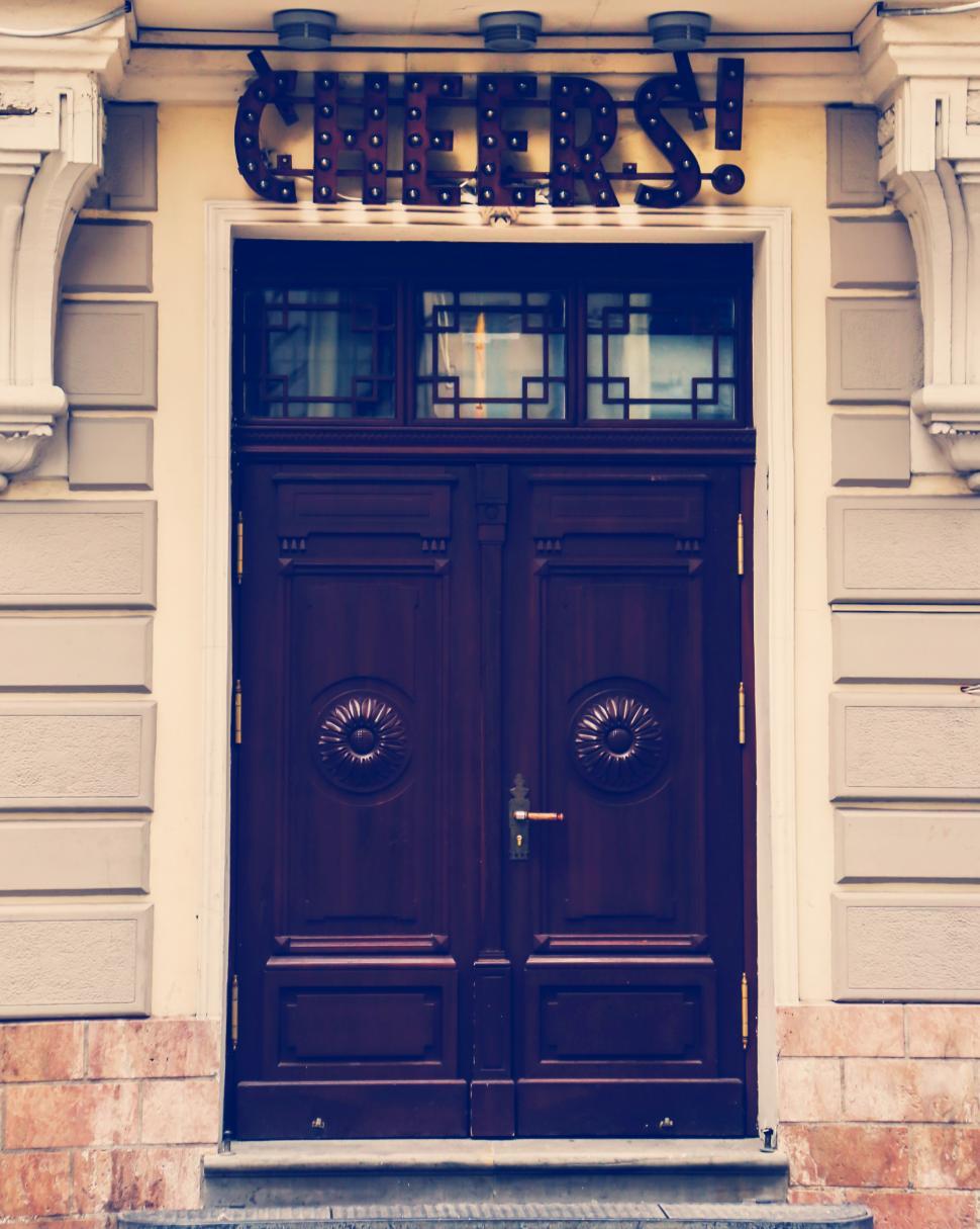 Free Image of Elegant house doors 