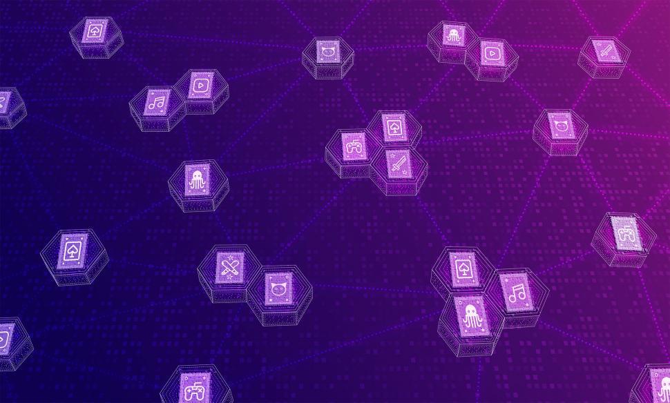 Free Image of NFT Marketplace - NFT DeFi - Blockchain Ecosystem for NFTs 