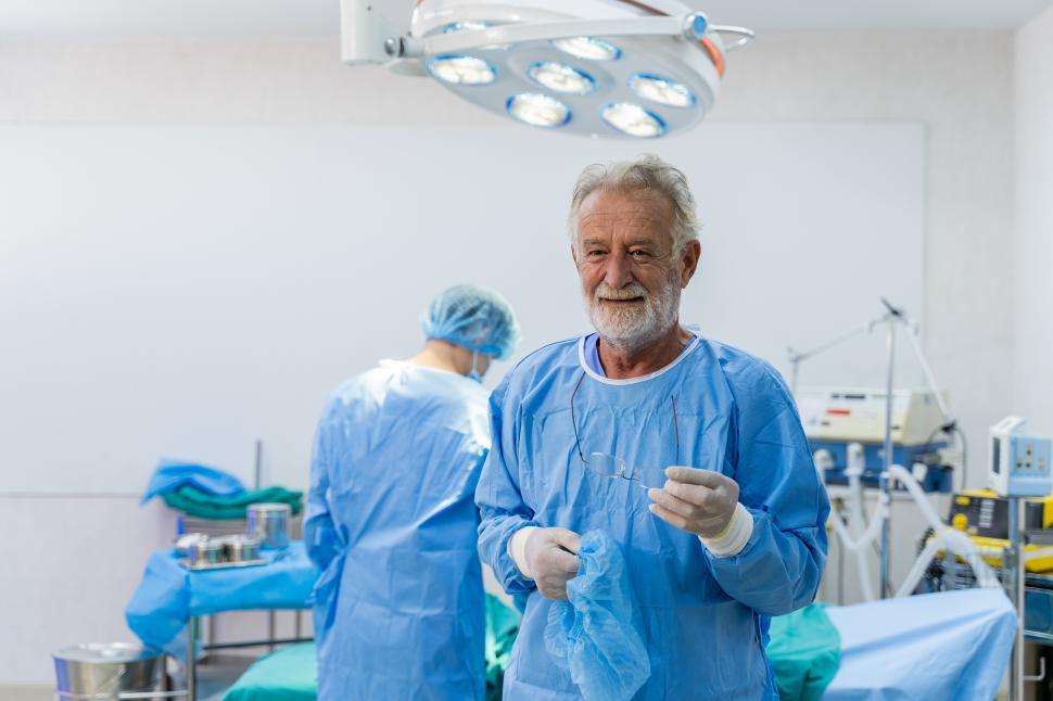 Free Image of Surgeon After Surgical Operation 