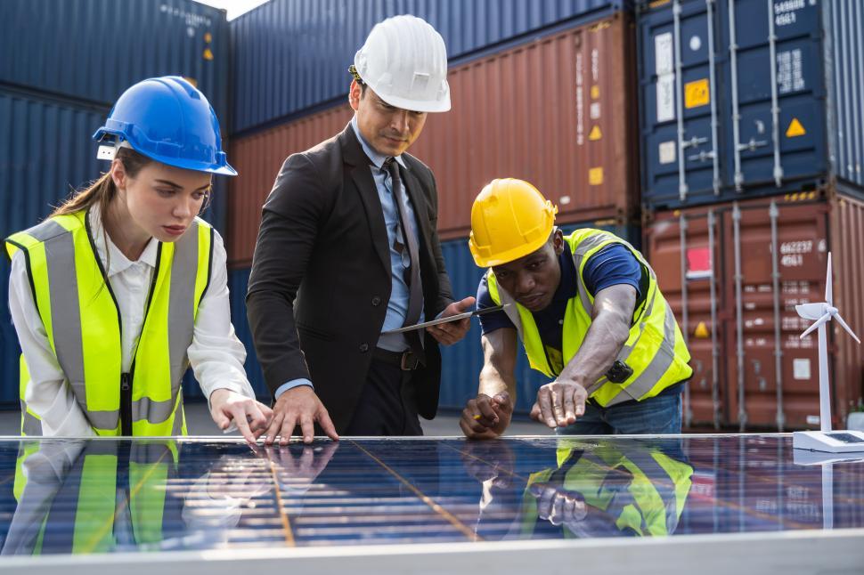 Rooftop solar power plant engineers