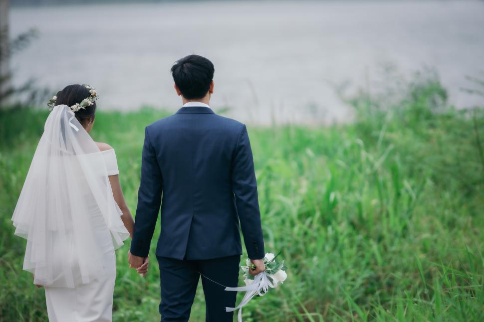 Free Stock Photo of Newlyweds look into the future  Download Free 