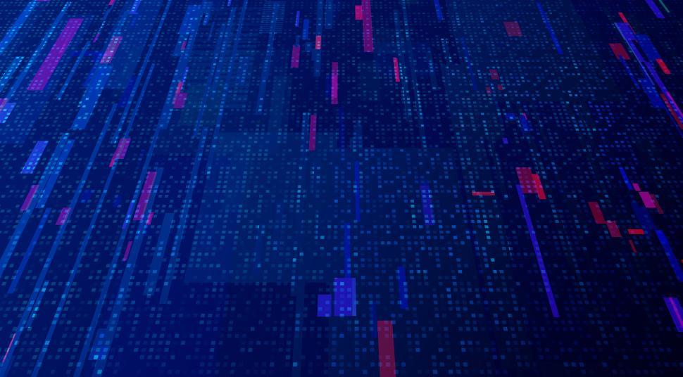 Free Image of Abstract Technology Background - Cyberspace Concept 