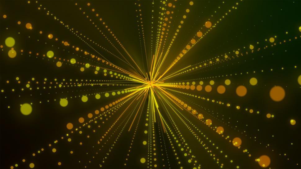 Free Image of Particle flow - Amber Color 