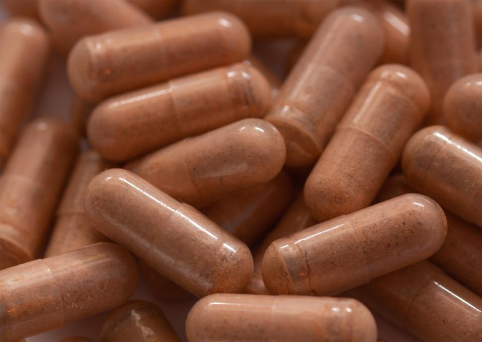 Free Image of Pills macro image 