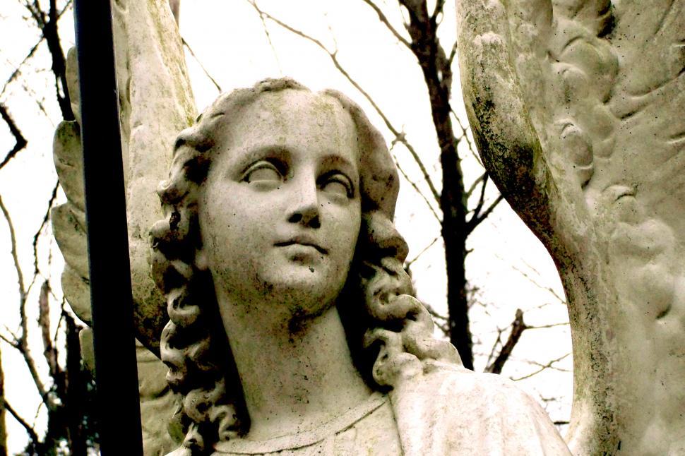 Free Image of Statue of Woman With Braids in a Park 