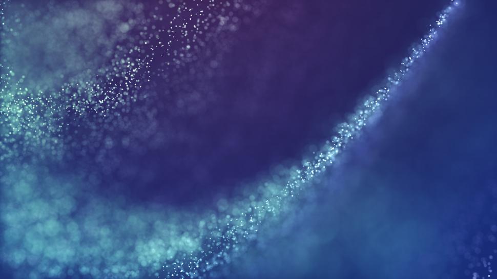 Free Stock Photo of Abstract particles background - blue