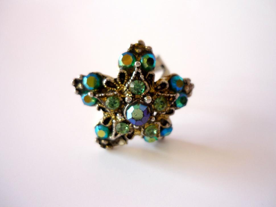 Free Image of Close Up of Ring on White Surface 