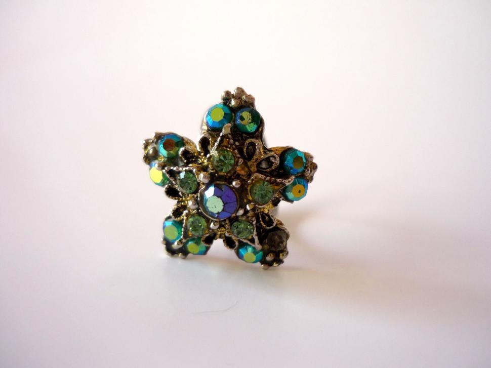 Free Image of Close Up of a Ring on a White Surface 