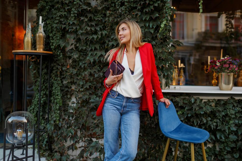 Free Image of Woman enjoying time out. 