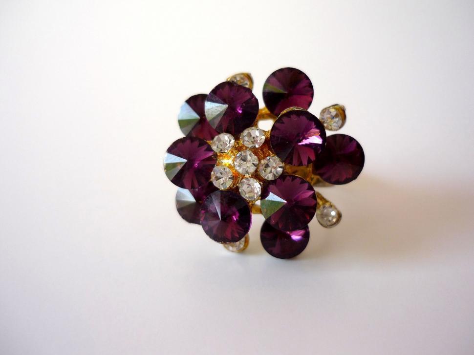 Free Image of Close-Up of a Ring on White Surface 