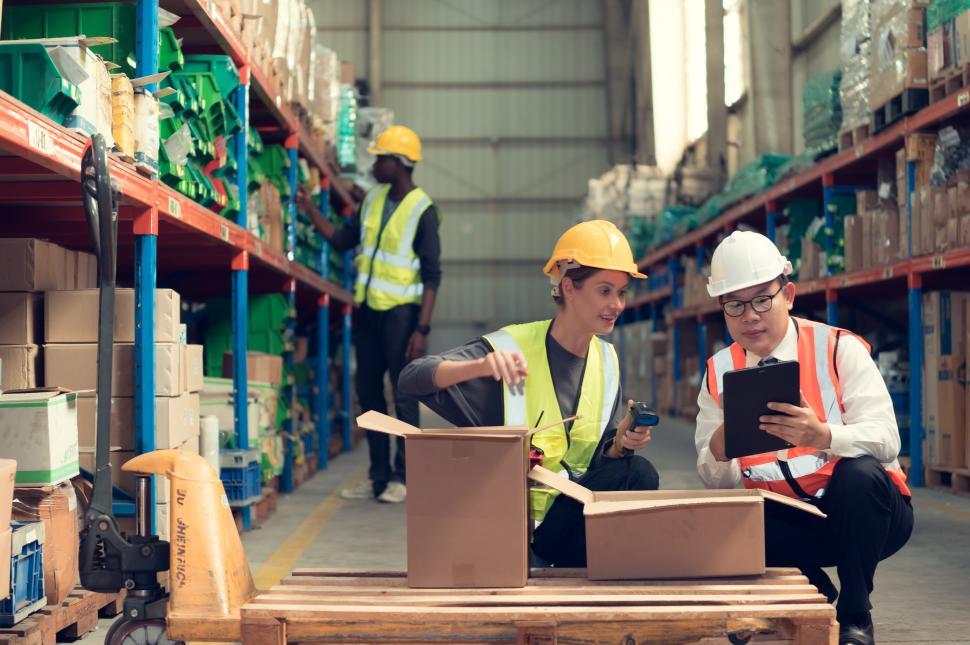 Free Image of Before exporting to other nations the product is packed and checked in the warehouse 