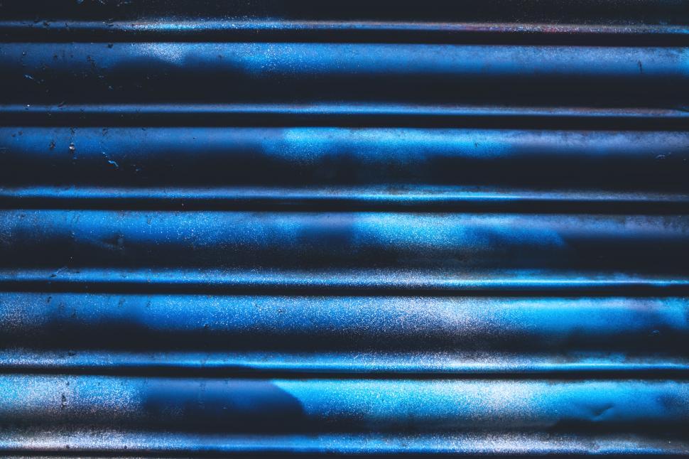 Free Image of Blue Metal Texture Free Stock Photo 