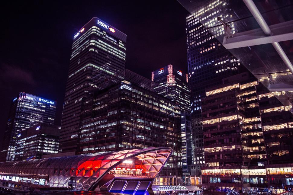 Free Image of Canary Wharf Free Stock Photo 