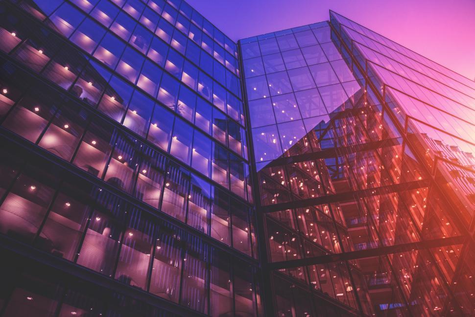 Free Image of City Sunset Architecture Free Stock Photo 