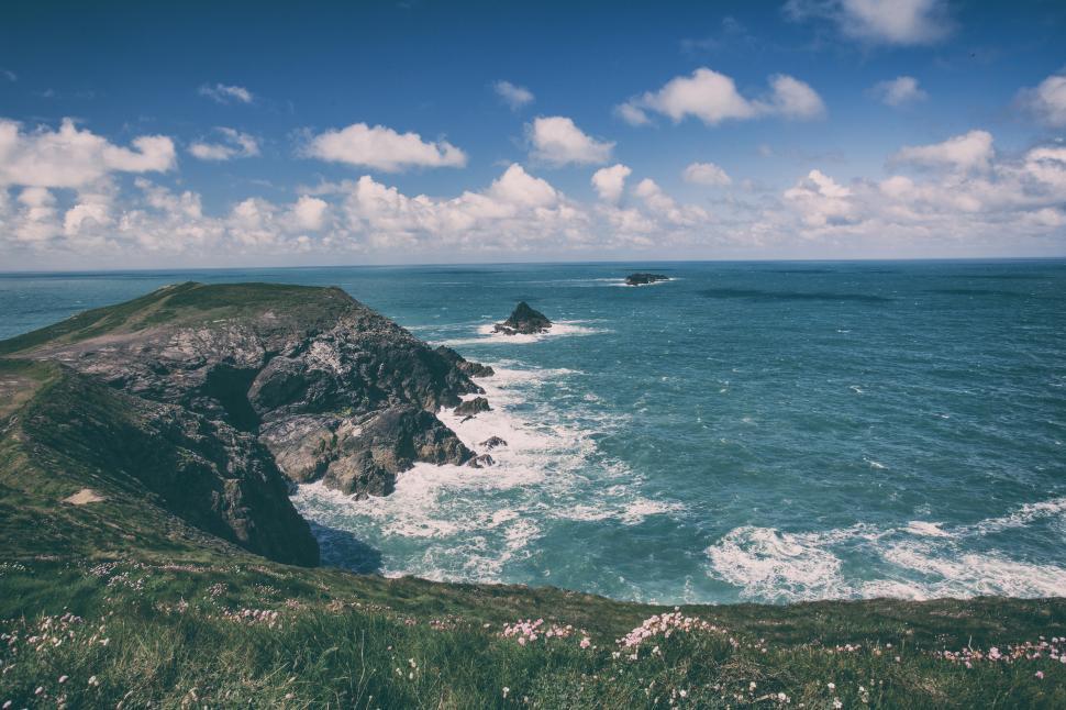 cornwall coast free stock photo