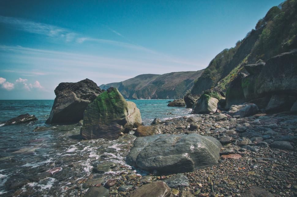 Free Image of Devon Seascape Free Stock Photo 