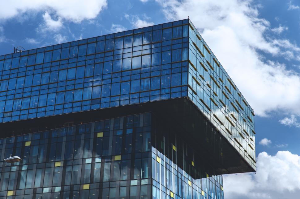 Free Image of Glass Office Building Free Stock Photo 