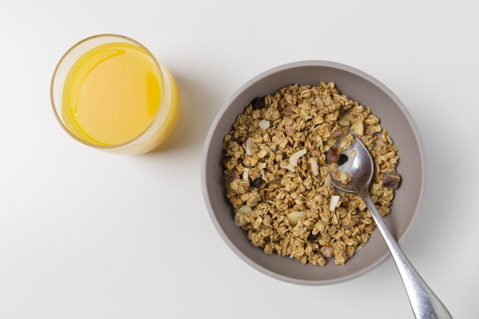 Free Image of Granola Breakfast Free Stock Photo 