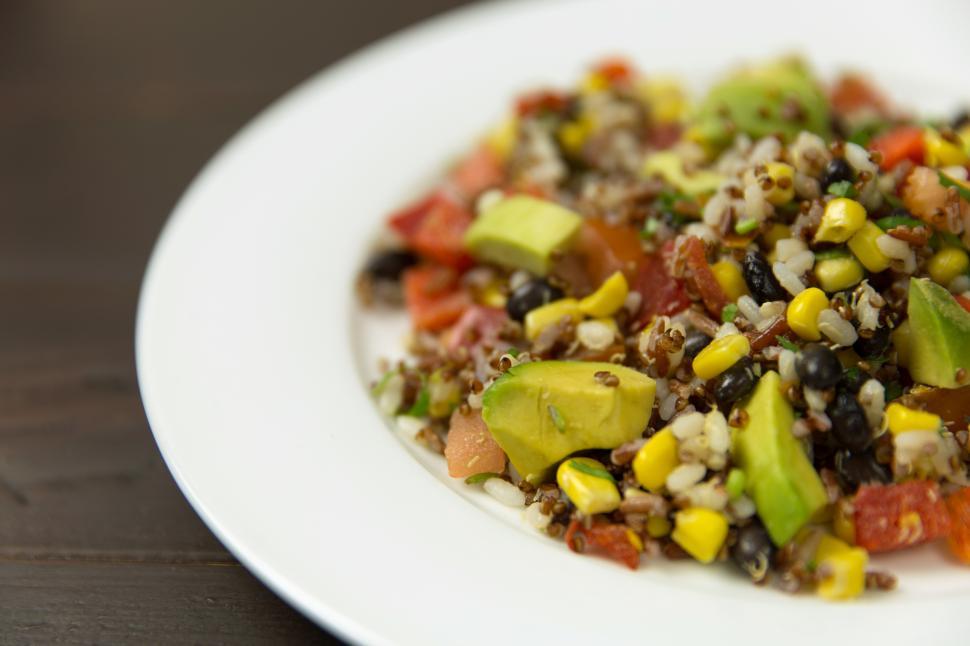Free Image of Healthy Mexican Salad Free Stock Photo 