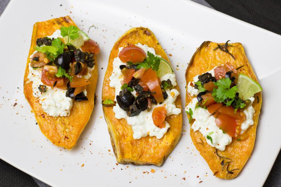 Free Image of Food on a plate 