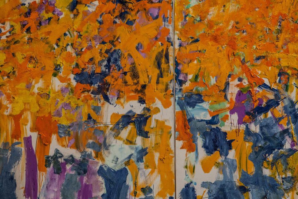 Free Image of A close up of a painting 