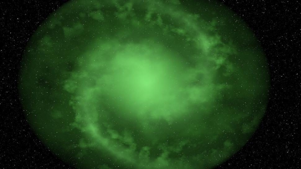 Free Image of Abstract illustration of nebula against starry background 