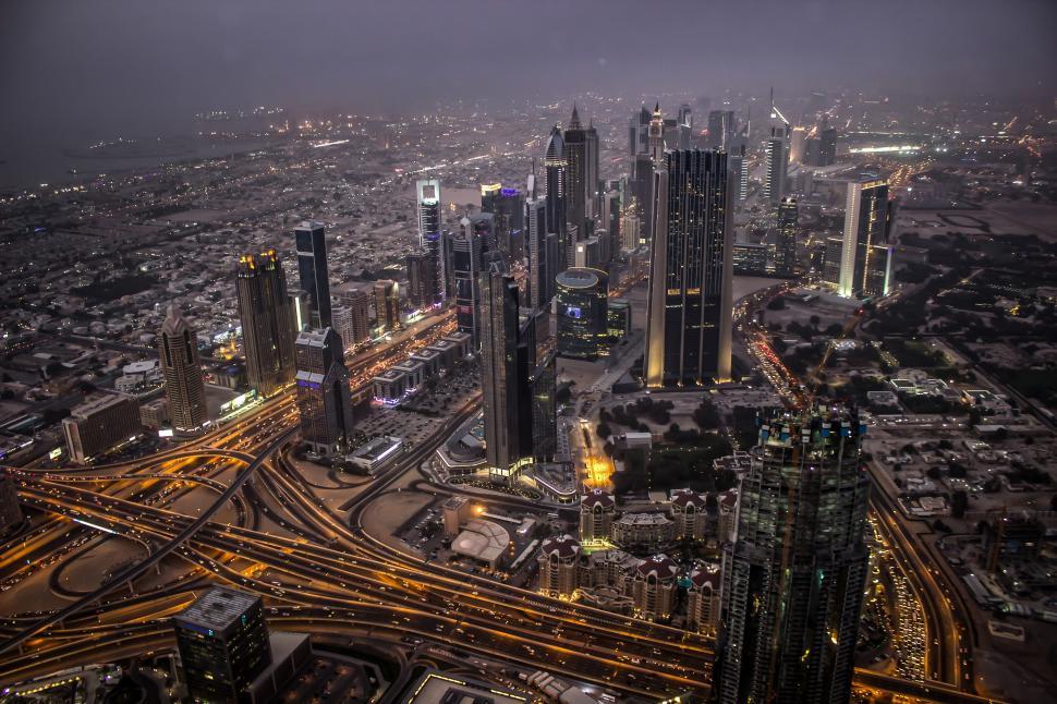 Free Image of A group of tall buildings 