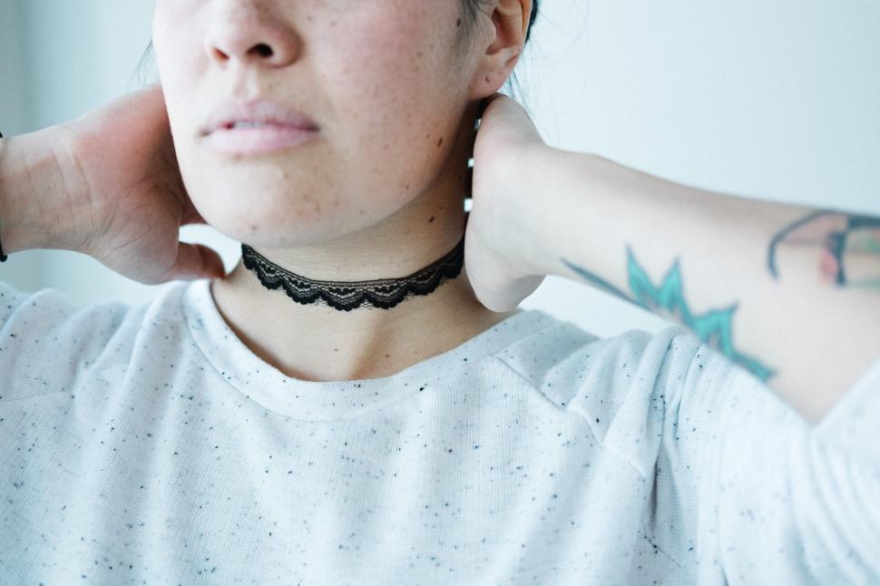 Wrap around neck tattoo : r/DrawMyTattoo