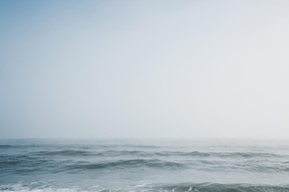 Free Image of A body of water with waves 