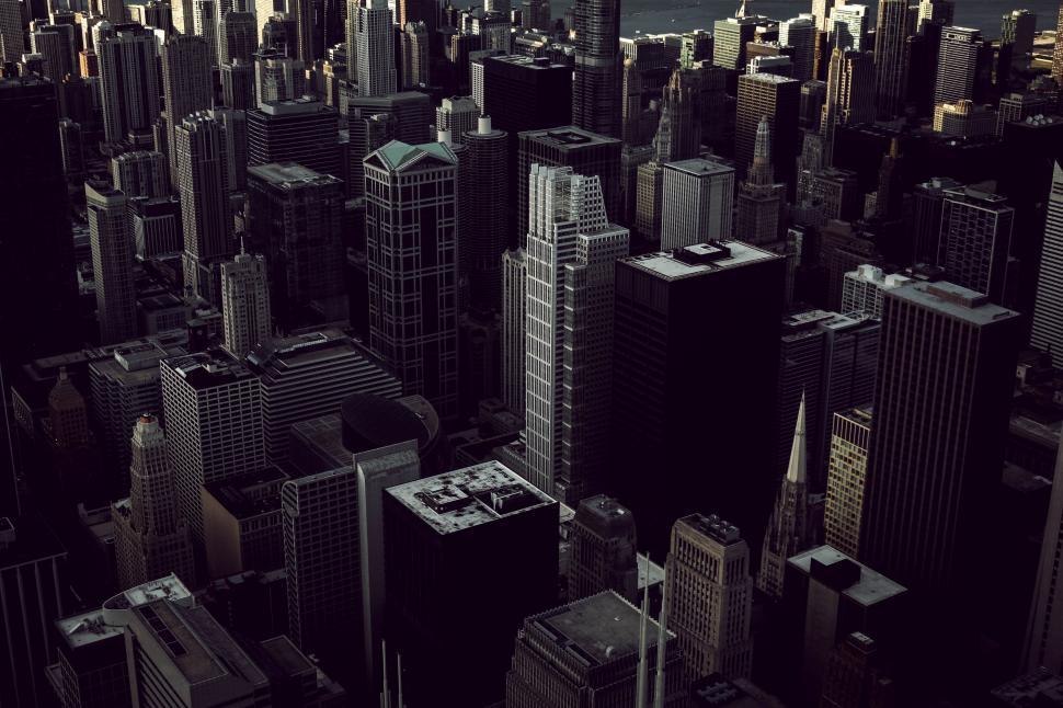 Free Image of A city with many tall buildings 
