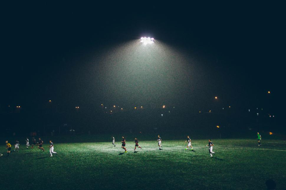 Free Image of A group of people on a field 